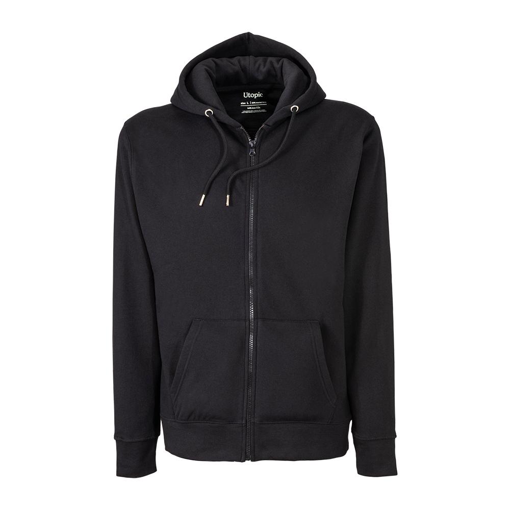 Felpa con cappuccio e zip unisex in cotone e poliestere rigenerati da 280 g/m2 Felpa con cappuccio e zip unisex in cotone e poliestere rigenerati da 280 g/m2